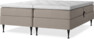 Delux Sense - Ställbar säng, dubbelsäng med bäddmadrass - Beige