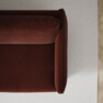Madison Lux - 2-sits soffa med schäslong vänster - Orange