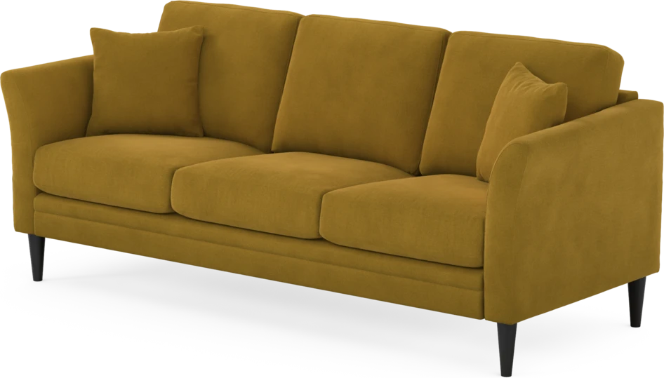 Eden - 3-sits soffa - Gul