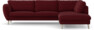 Madison Lux - 3-sits soffa med divan höger - Röd
