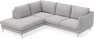 Madison - 2-sits soffa med divan vänster - Grå