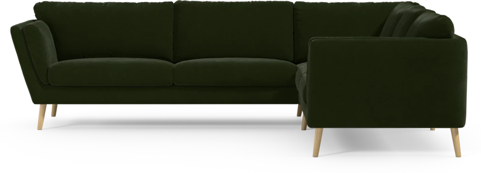 Madison Lux - Hörnsoffa 3+2-sits, hörn 1 - Grön