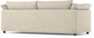 Cherrie - 3-sits soffa med kappa - Beige