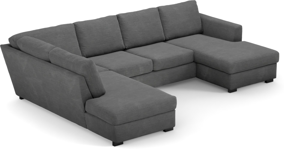 Friday - 3-sits soffa med divan vänster och schäslong höger - Grå