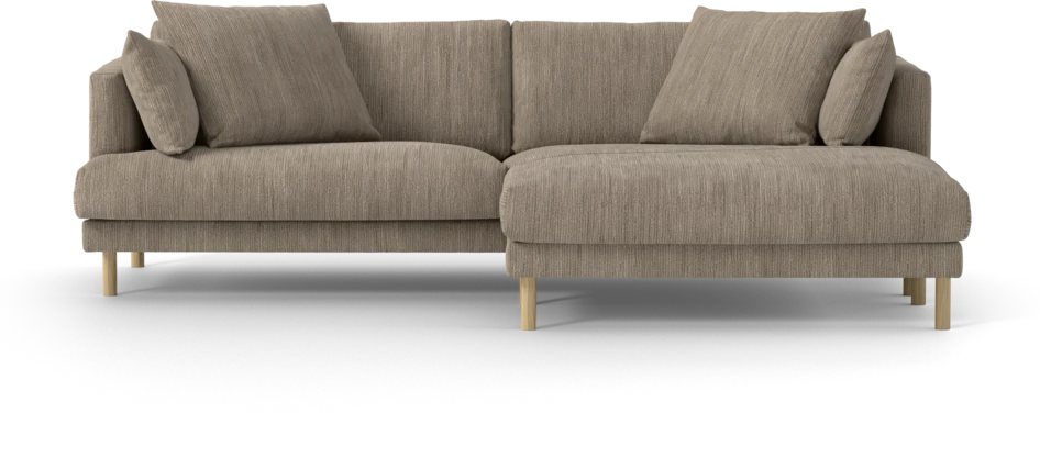 Harper - 4-sits med schäslong XL höger - Beige