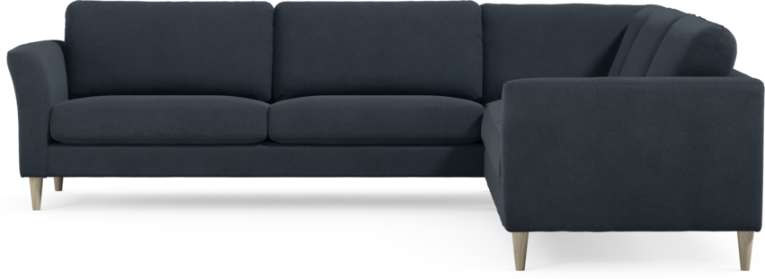 Bridge - Hörnsoffa, 3+3-sits - Blå