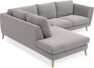Madison - 2-sits soffa med divan vänster - Grå