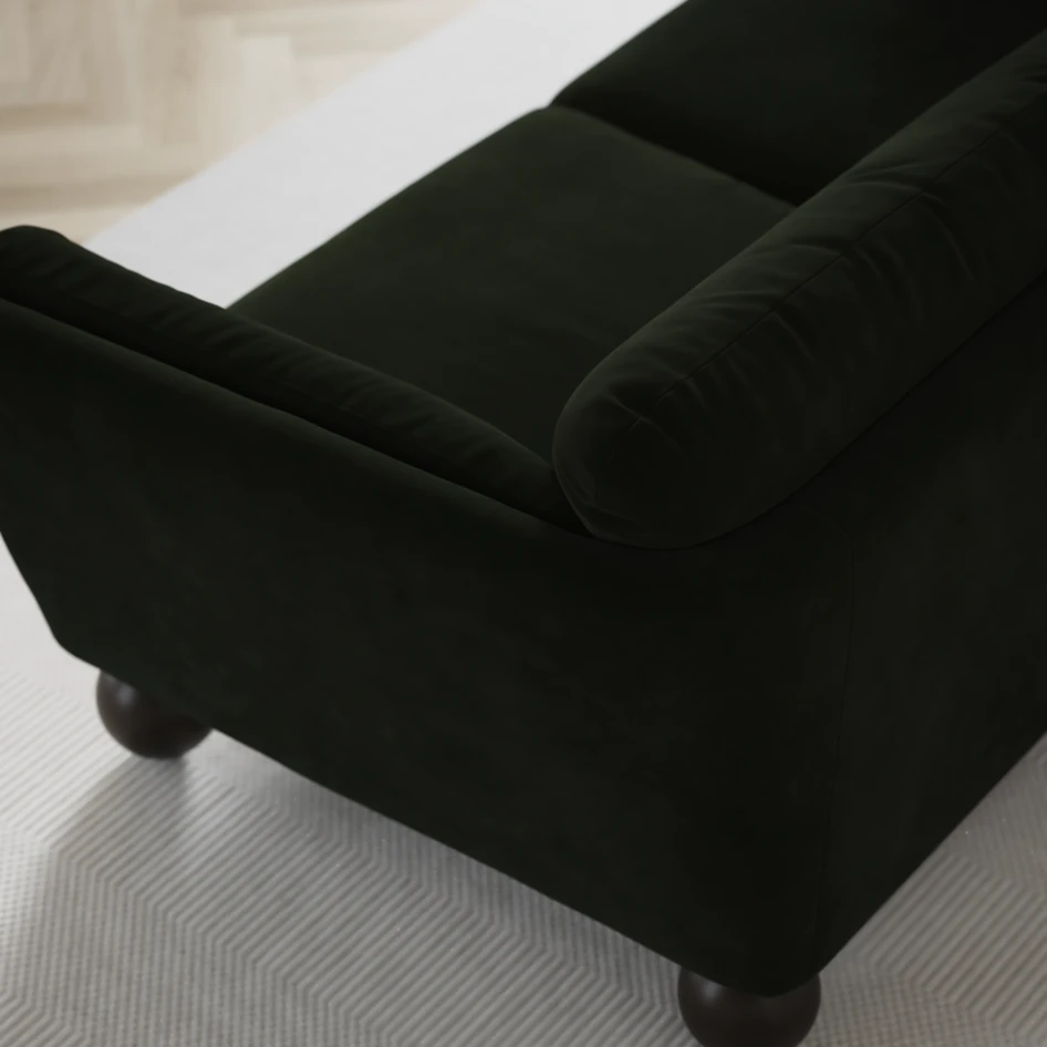 Madison Lux - Hörnsoffa 2+3-sits, hörn 1 - Grön