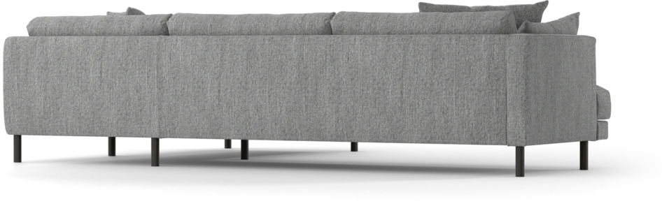 Harper - 3-sits soffa med divan höger - Grå