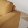 Friday - 3-sits soffa - Gul
