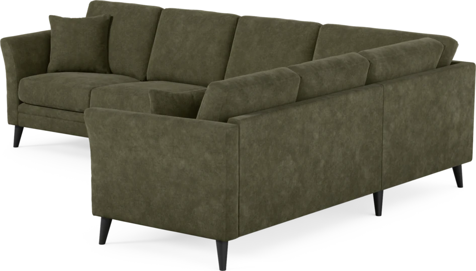 Eden - Hörnsoffa, 3+2-sits - Grön