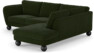 Madison - 2-sits soffa med divan höger - Grön