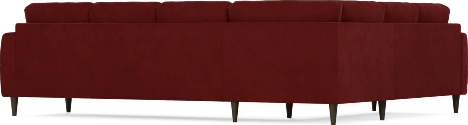 Eden - Hörnsoffa, 2+3-sits - Röd