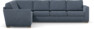 Friday - Hörnsoffa, 2+3-sits - Blå