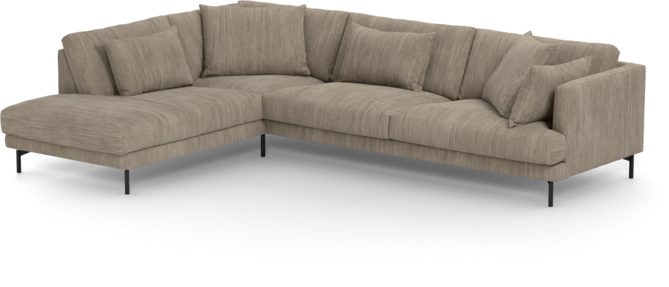 Harper - 3-sits soffa med divan vänster - Beige