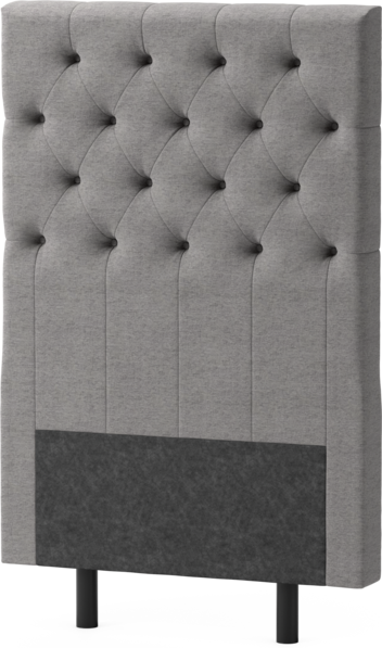 Delux Pikerad XL - Sänggavel, 90-210 cm - Grå