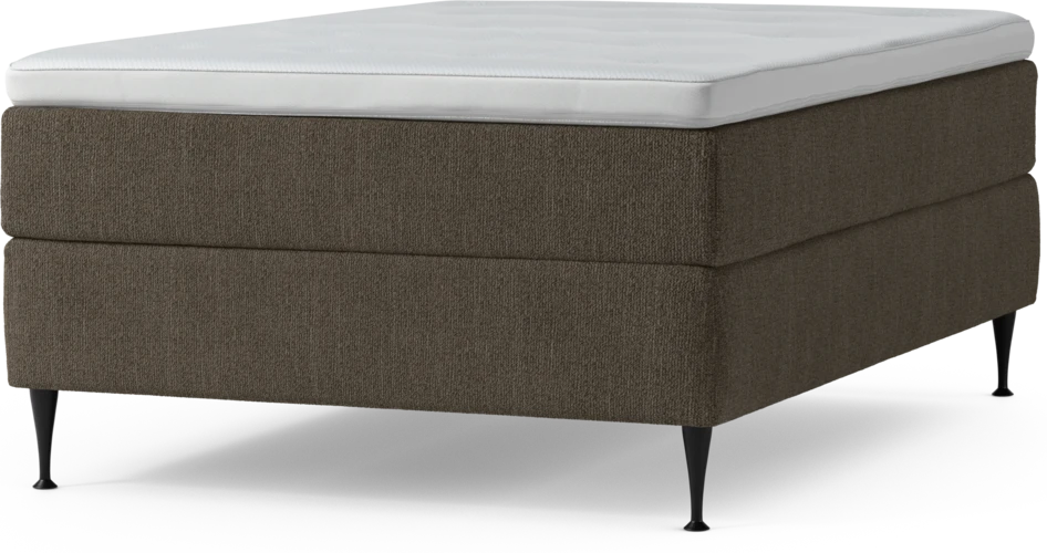 Delux Exclusive - Kontinentalsäng, enkelsäng 140 cm med bäddmadrass och sängben