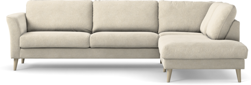 Bridge - 3-sits soffa med divan höger - Beige