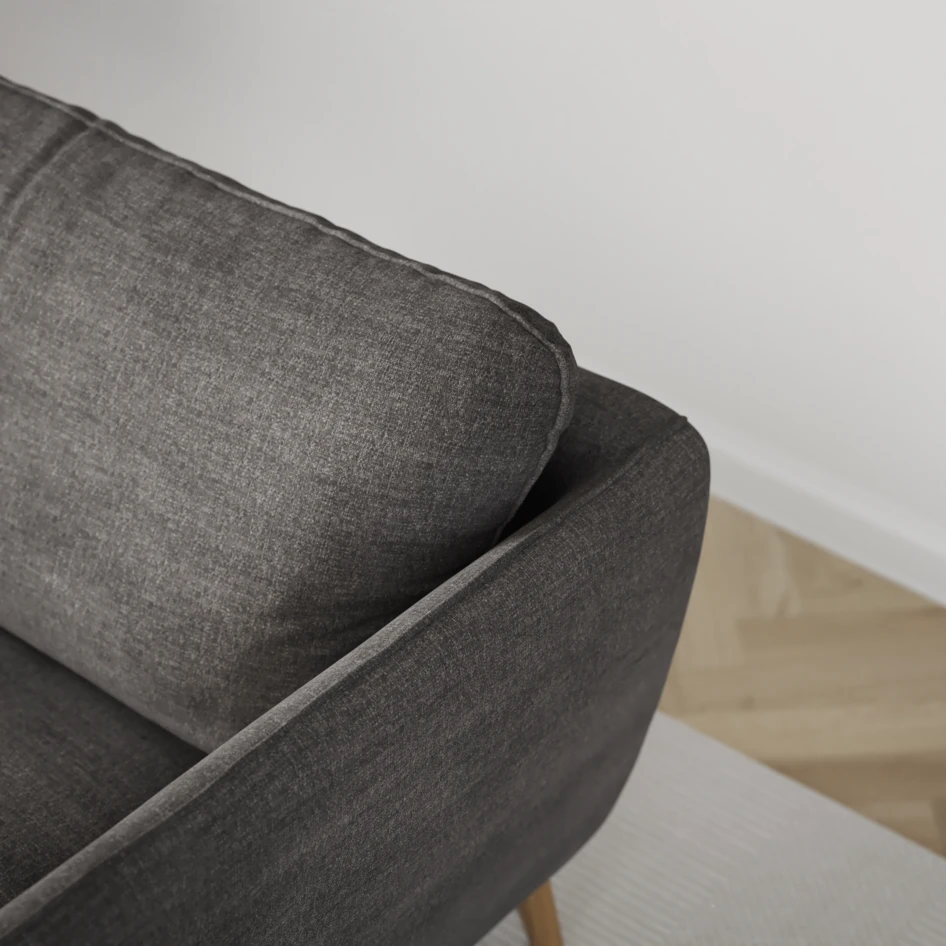 Madison - 2-sits soffa med divan vänster och schäslong höger - Grå