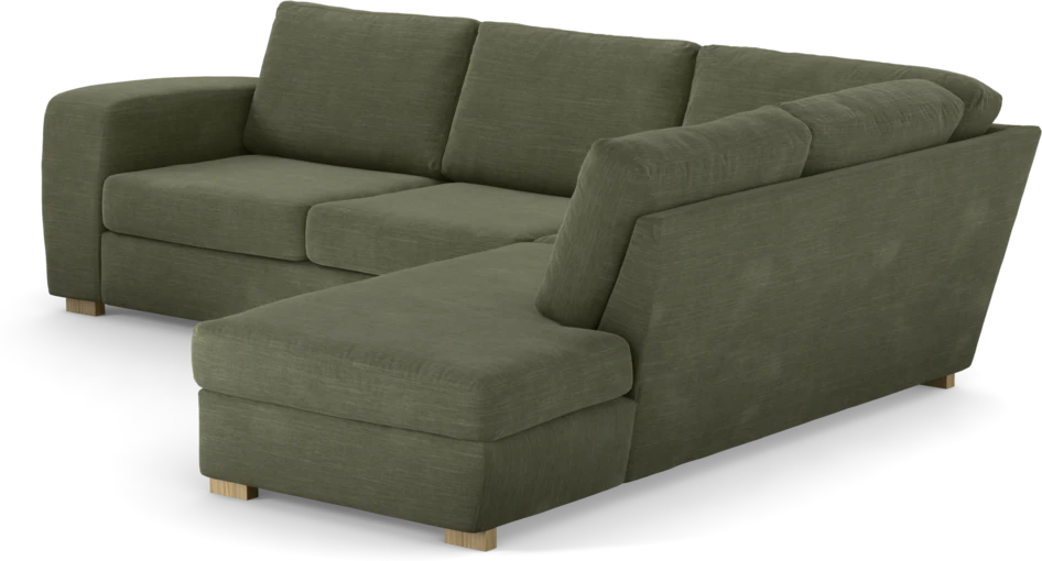 Friday - 2,5-sits soffa med divan höger - Grön