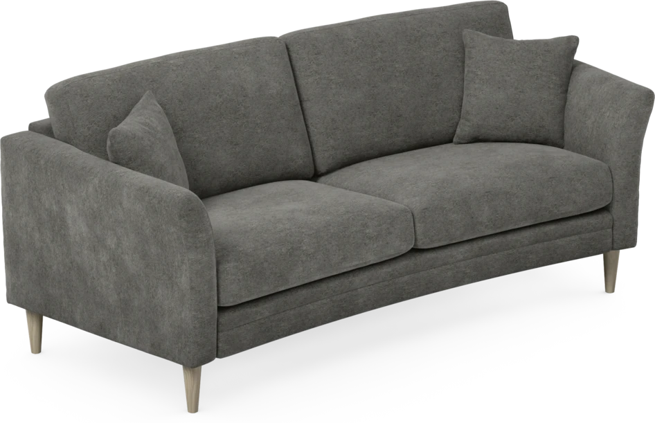 Eden - 2,5-sits soffa svängd - Grå