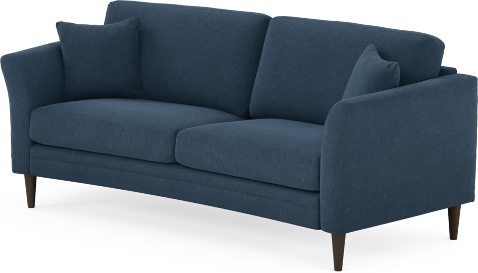 Eden - 2,5-sits soffa svängd - Blå