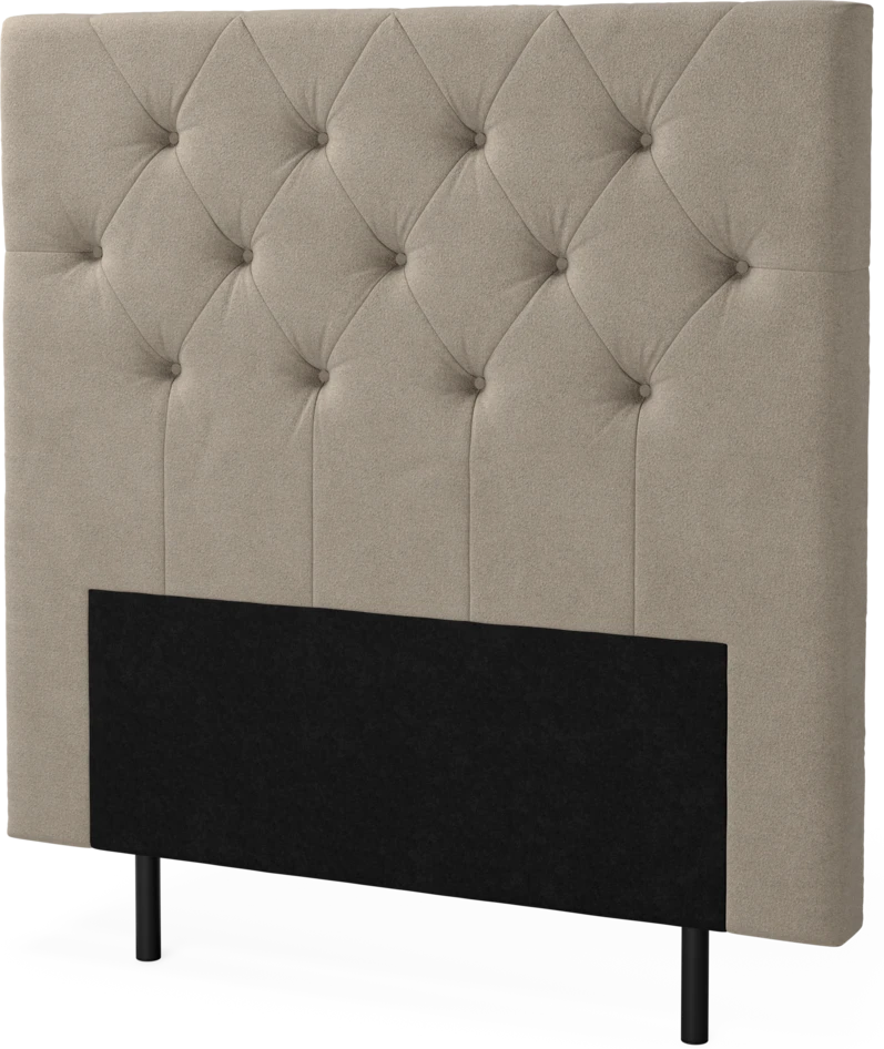 New York pikerad - Sänggavel, 90-210 cm - Beige