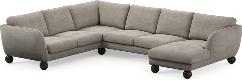 Madison Lux - Hörnsoffa med schäslong höger - Beige