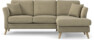 Eden - 2-sits soffa med schäslong - Beige