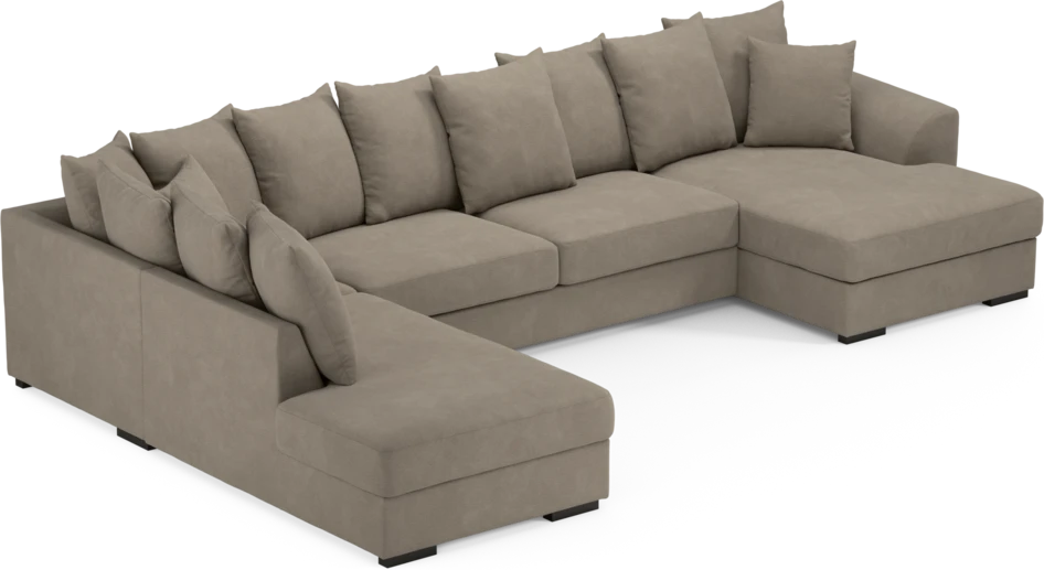 Town - 3-sits soffa med divan vänster och schäslong höger - Beige