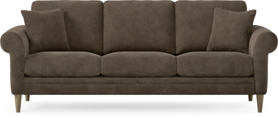 Eden - 3-sits soffa - Brun