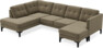 Rio - 3-sits soffa med divan vänster och schäslong höger - Grön