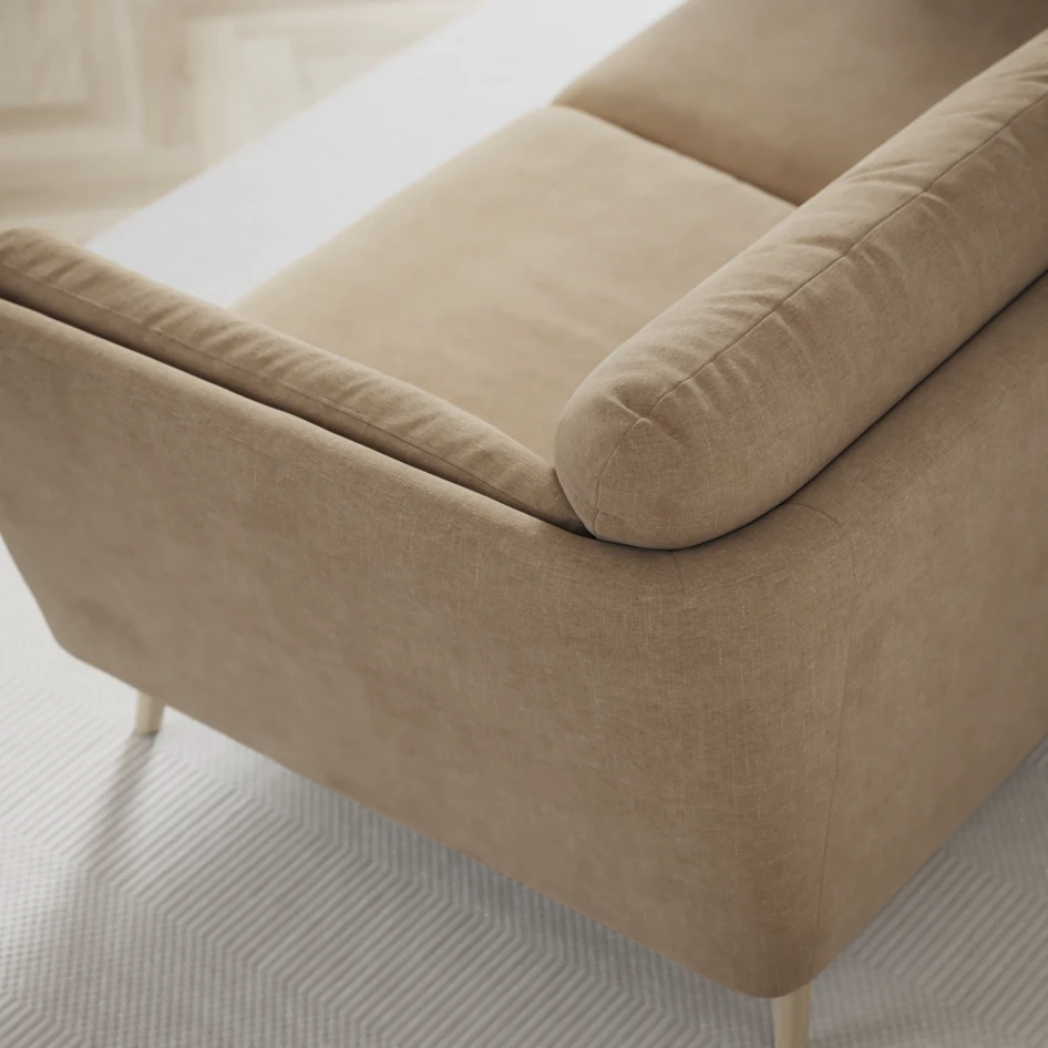 Madison Lux - 2-sits soffa med divan vänster och schäslong höger - Beige