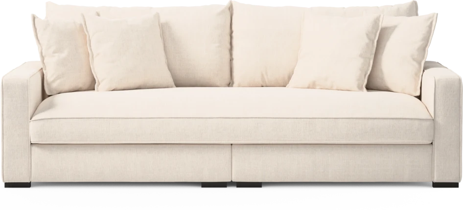 Rossi - 3-sits soffa, hel dyna - Vit