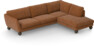 Madison Lux - 3-sits soffa med divan höger - Orange
