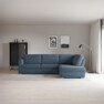 Friday - 2,5-sits soffa med divan höger - Blå