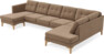 Rio - 4-sits soffa med schäslong vänster och divan höger - Beige