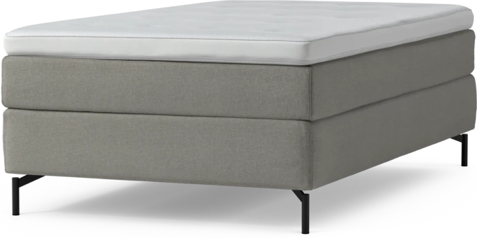 Delux Sense, Kontinentalsäng, enkelsäng 120 cm med bäddmadrass och sängben