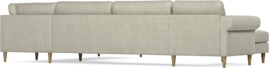 Bridge - Hörnsoffa, 3+2-sits med schäslong vänster - Beige