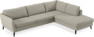 County - 2,5-sits soffa med divan höger - Grå