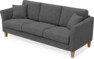 Eden - 3-sits soffa - Svart