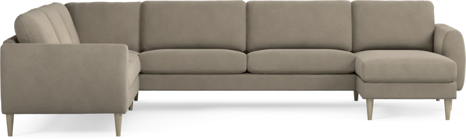 Bridge - Hörnsoffa, 2+3-sits med schäslong höger - Beige