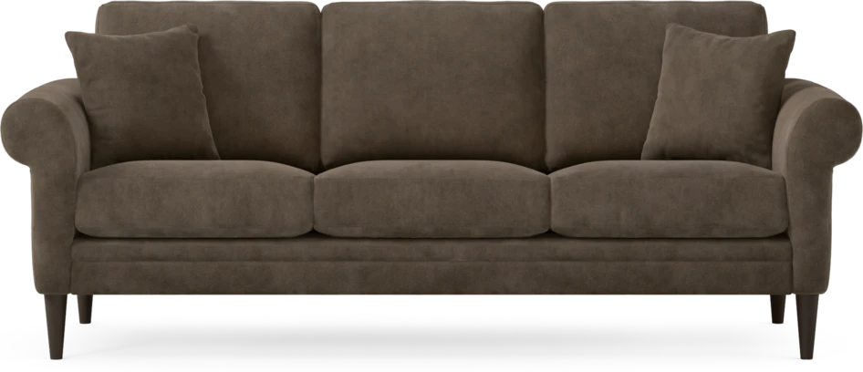 Eden - 3-sits soffa - Brun