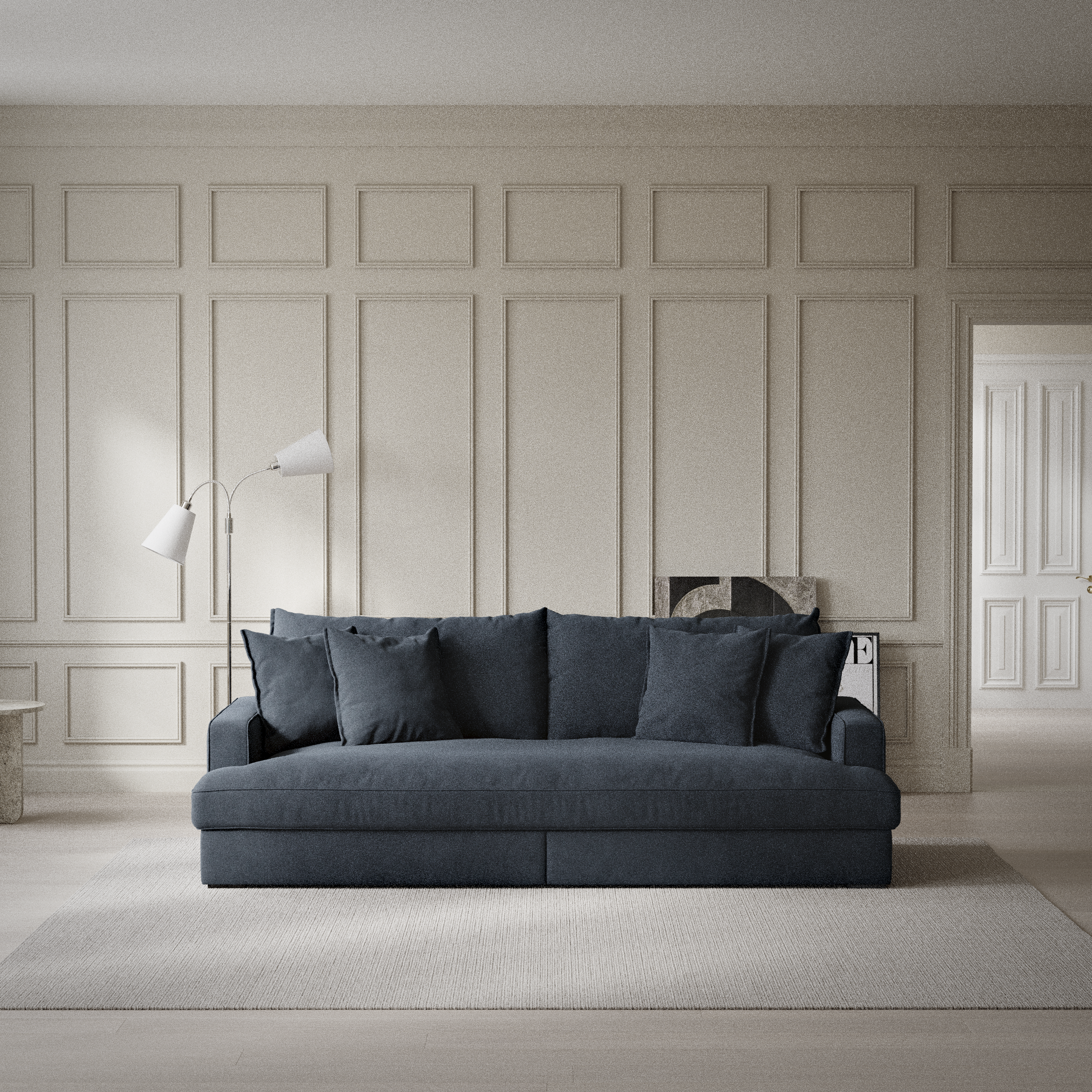 Rossi, 3-sits soffa, hel dyna
