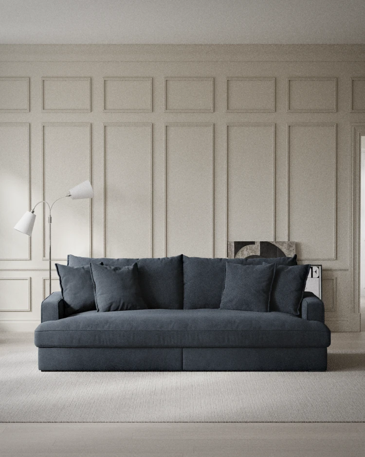 Rossi - 3-sits soffa, hel dyna - inspiration