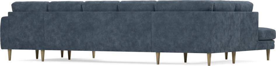 Eden - 3-sits soffa med divan vänster och schäslong höger - Blå