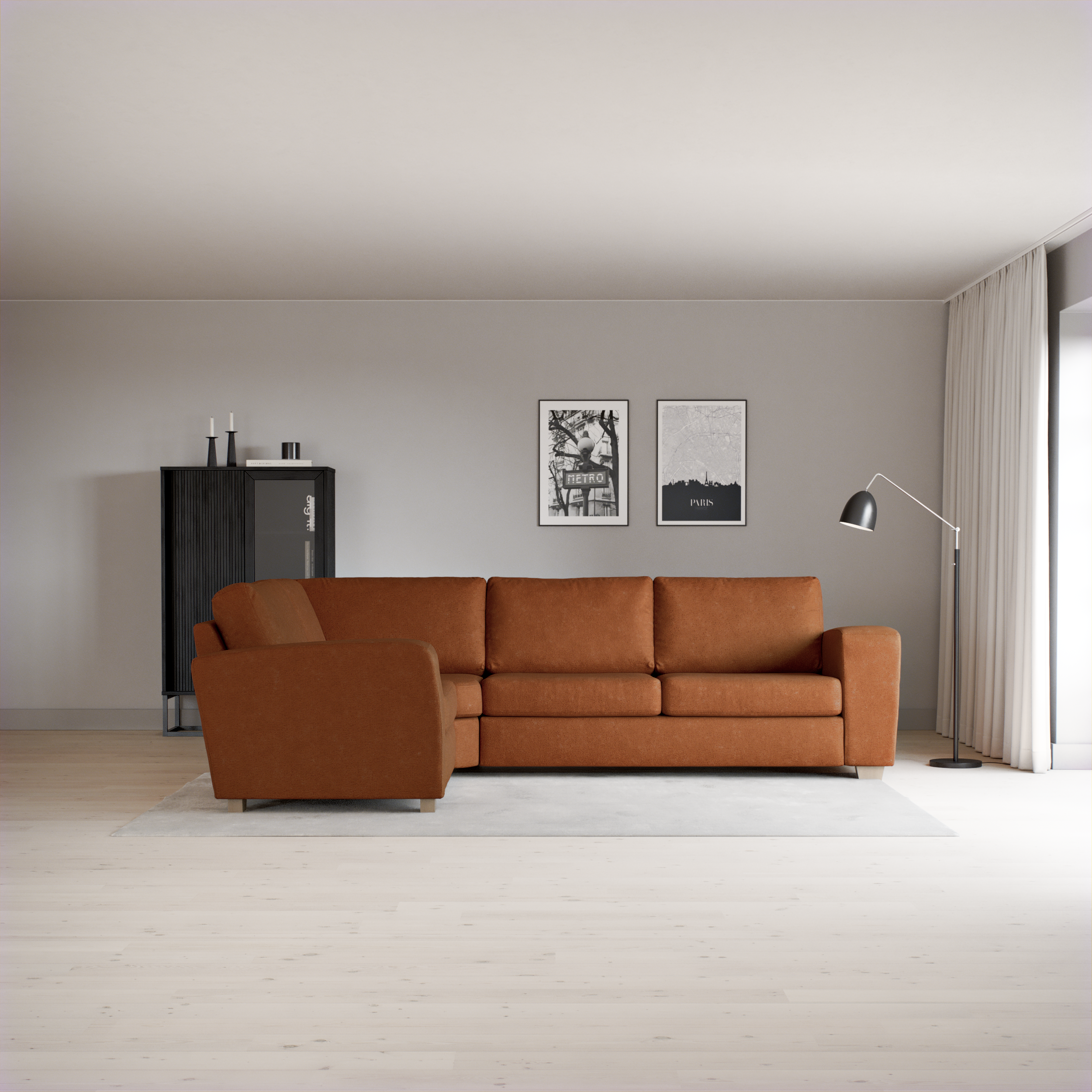 Friday - Hörnsoffa, 1,5+2,5-sits - inspiration