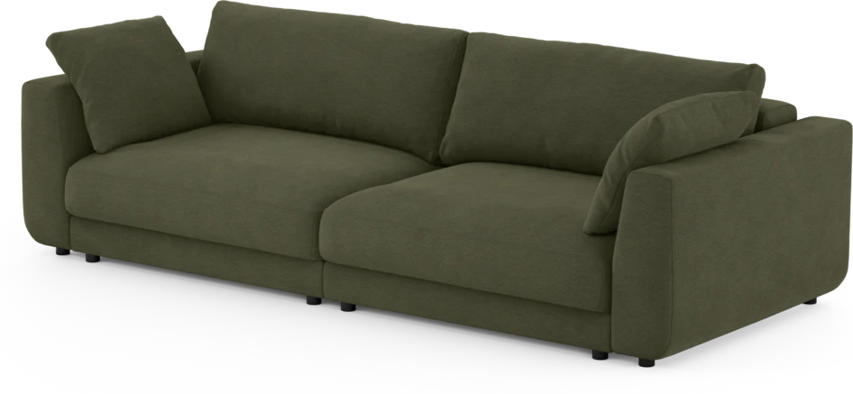 Amie - Bäddsoffa 4-sits - Grön