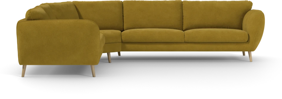 Madison Lux - Hörnsoffa 2+3-sits, hörn 2 - Gul
