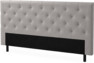Delux Pikerad Låg - Sänggavel, 90-210 cm - Grå